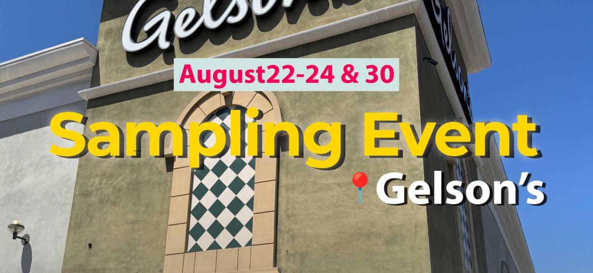 Gelson's Sampling Event